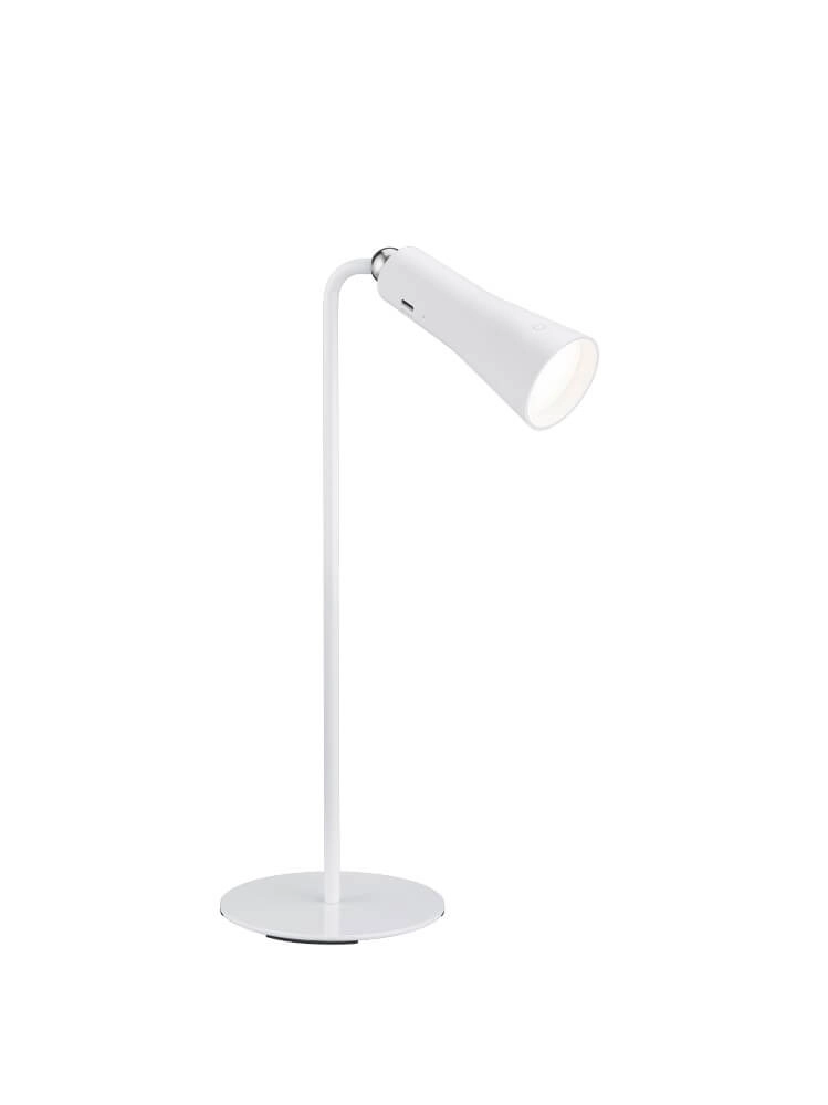 Wiederaufladbare Schreibtischlampe Maxi Weiß