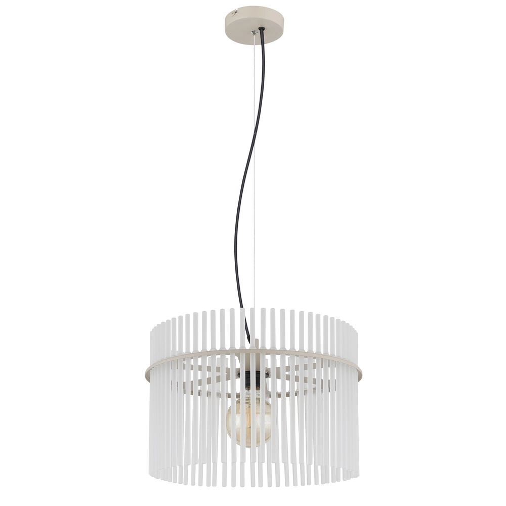 Pendelleuchte Gorley sandbraun mit Glas Ø 40cm Globo 9007371578702