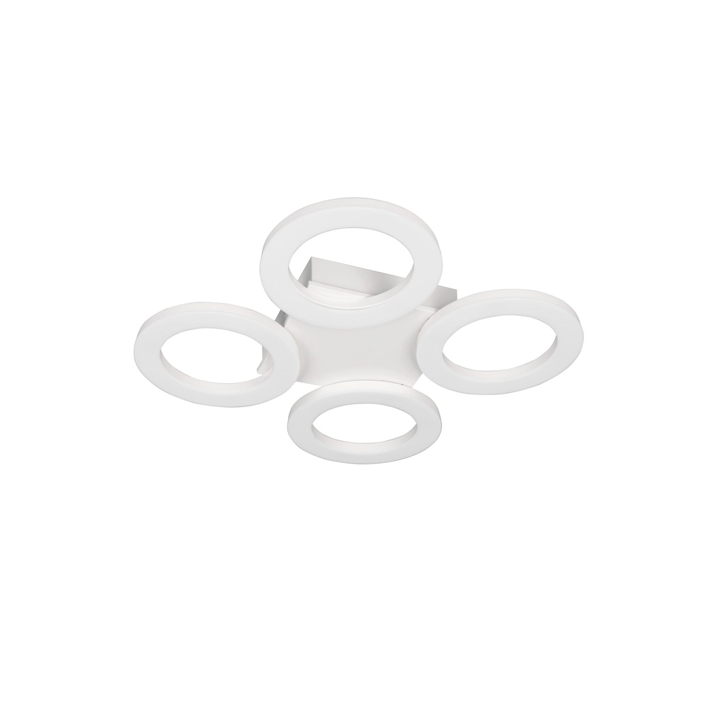 Design-Deckenlampe Cemi Weiße Runde Trio 4017807704365