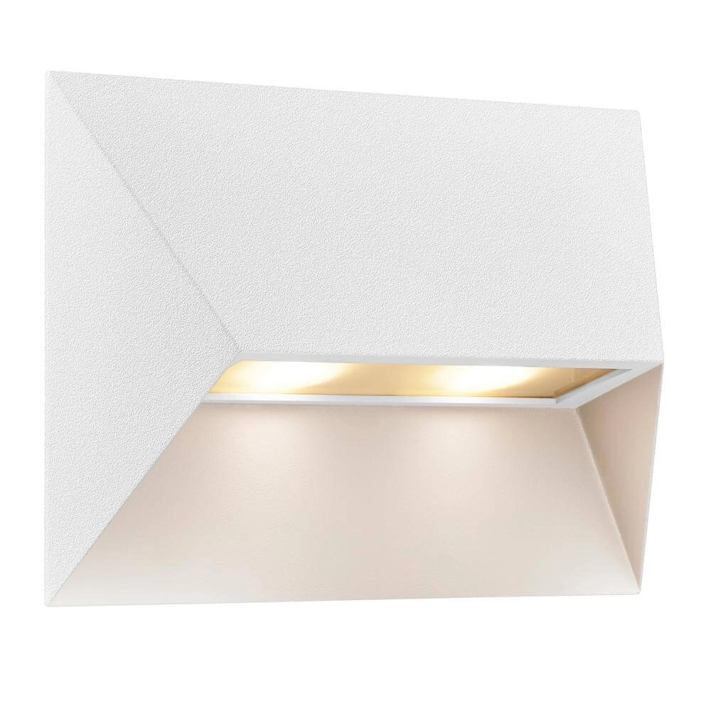 Moderne Wandleuchte Pontio weiß 26cm