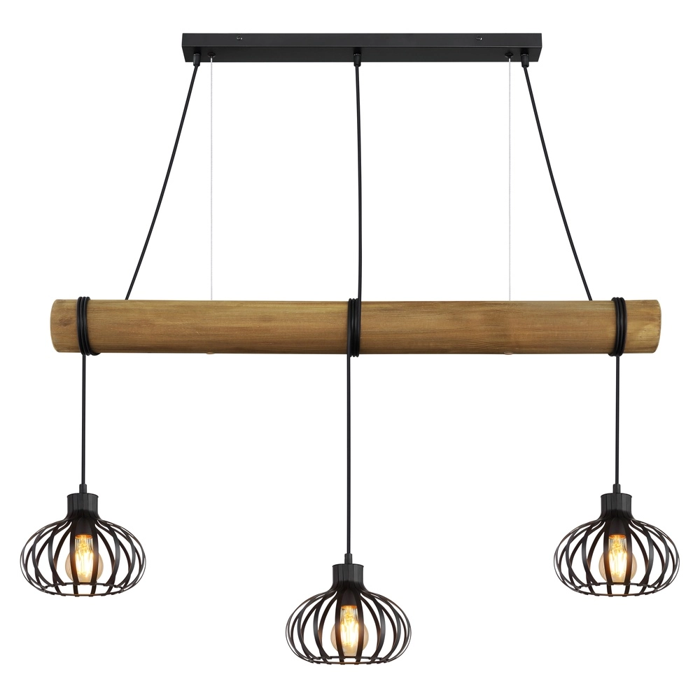 3-Licht Pendellampe Caldwell Esstisch Globo 9007371589586