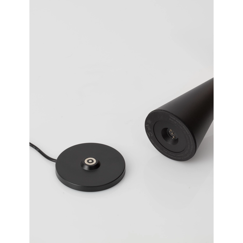Design-Tischleuchte Grigio schwarz Lyora 5212017479044