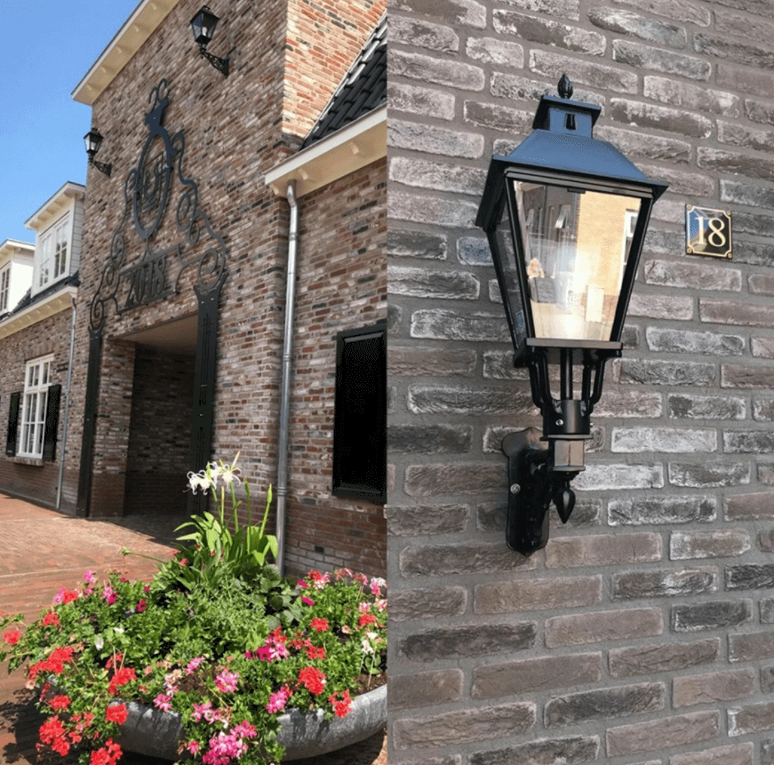 Außenlampe Katwijk XL Altholländisch - Schwarz KS 8714732136143