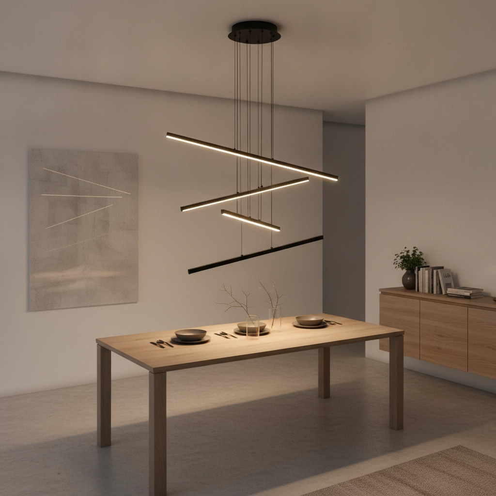 Design-Pendelleuchte Gratta schwarz
