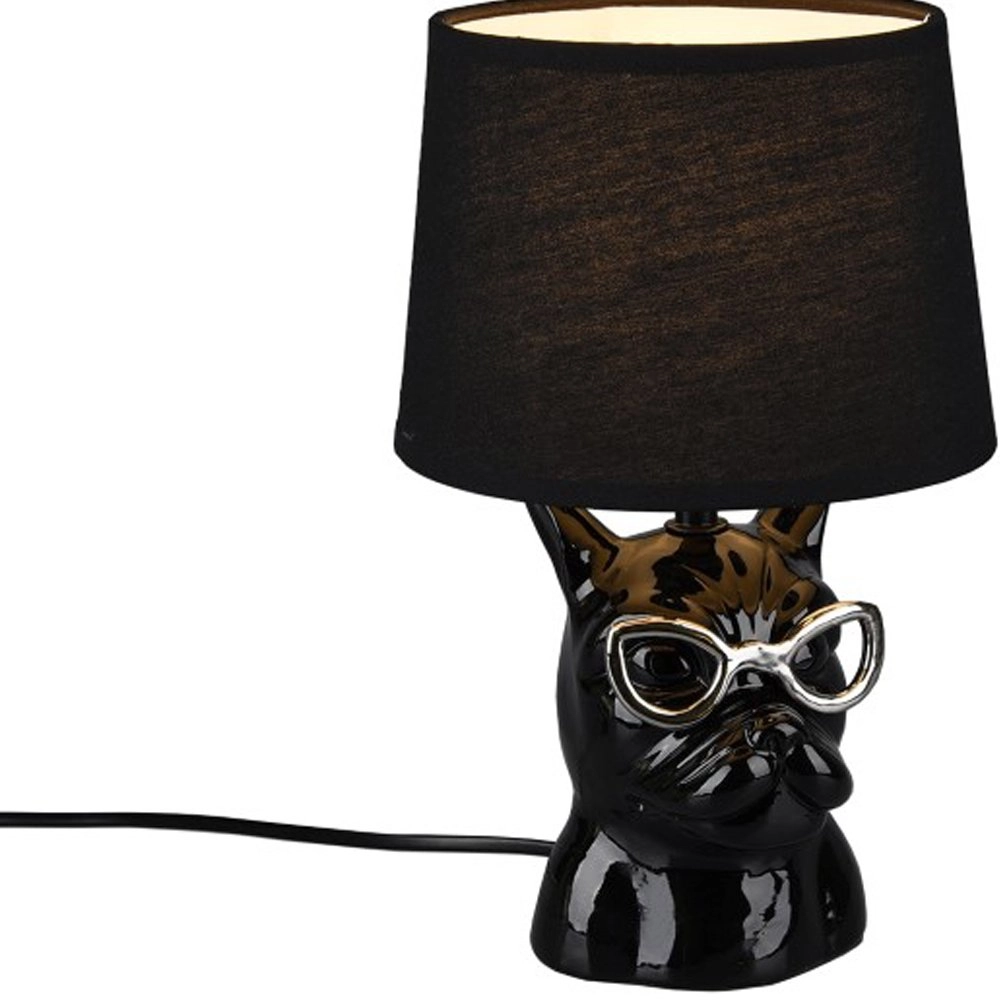 Tischlampe Dosy 23cm schwarz Trio 4017807411713