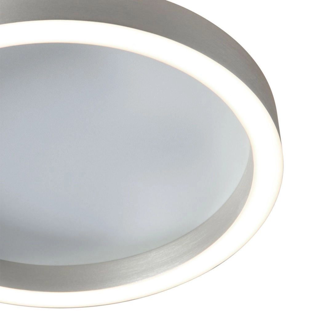 Design-Deckenlampe Ringlux gebürstetes Metall Ø 40 cm Steinhauer 8712746180930