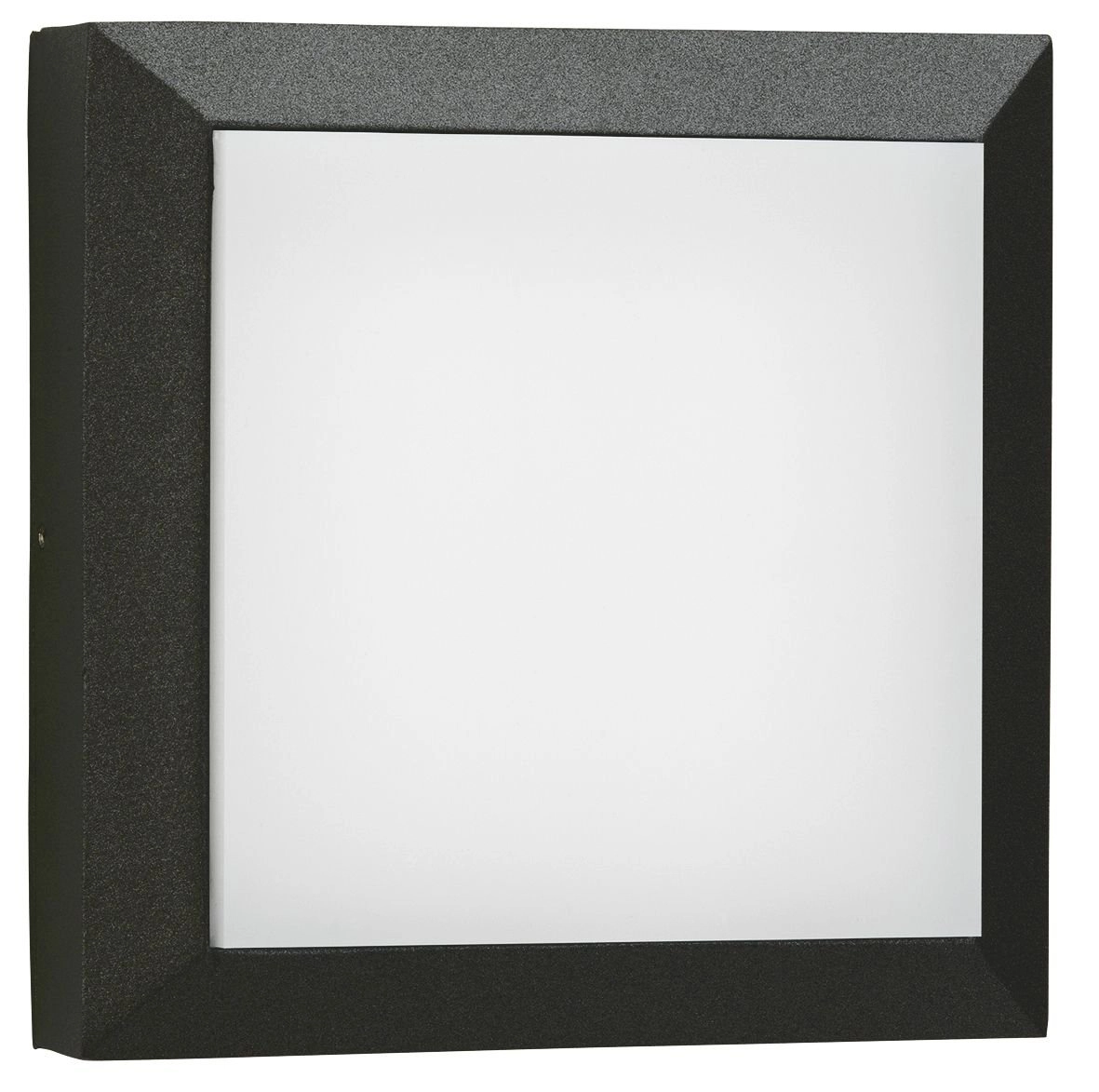 Quadratische LED-Außenleuchte Parel 32 cm schwarz