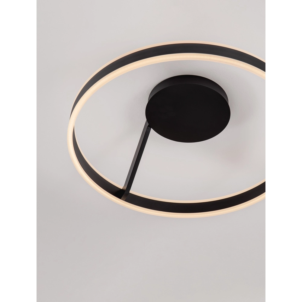 Deckenlampe Bianco schwarz Ø 60cm Lyora 5212017473837