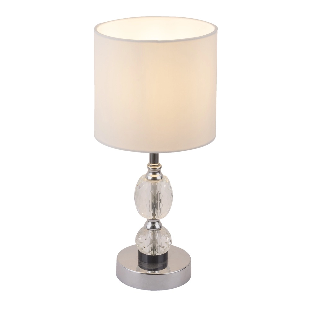 Klassische Tischlampe Bronn Chrom 47cm