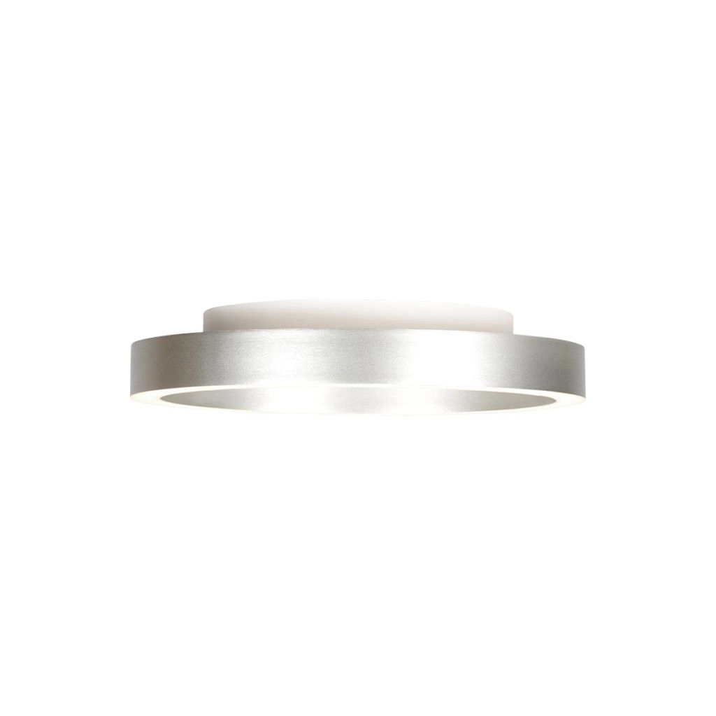Design-Deckenlampe Ringlux gebürstetes Metall Ø 30cm Steinhauer 8712746180916