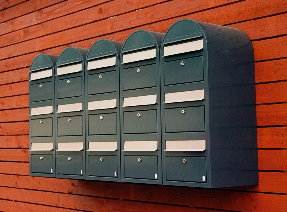 Briefkasten Trio 7016 i Dunkelgrau Bobi 6417237015143