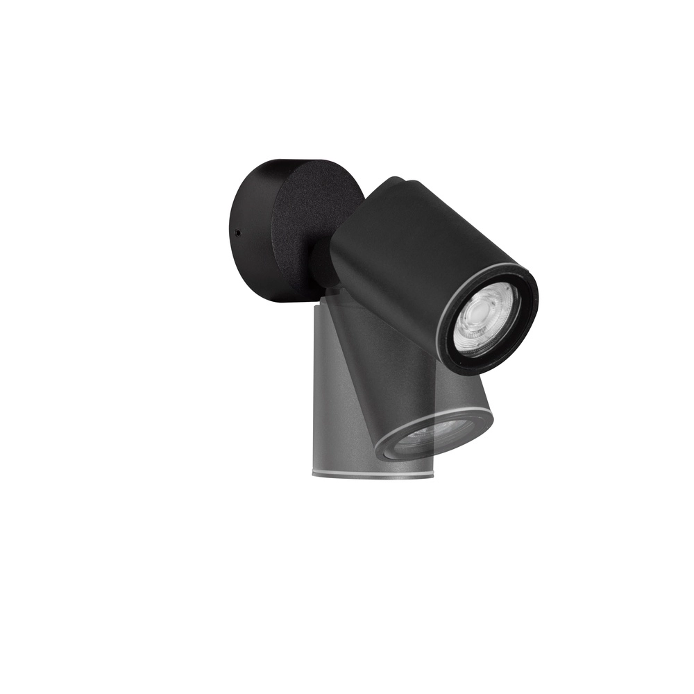 Wandstrahler Spy schwarz