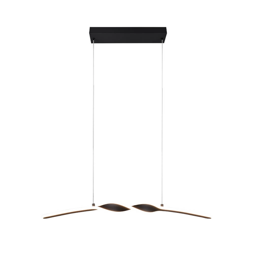 Design-Pendelleuchte Ginko schwarz Trio 4017807642414