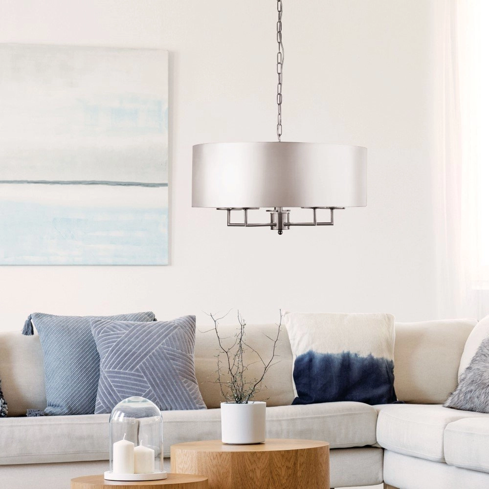 Hängelampe mit Schirm Knightsbridge Ø 55cm Searchlight 5053423158662