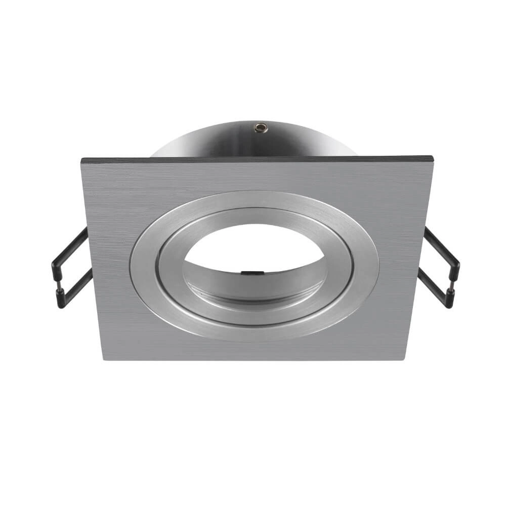 Montagering New Tria 75 quadratisch aus Aluminium - ohne Beschlag