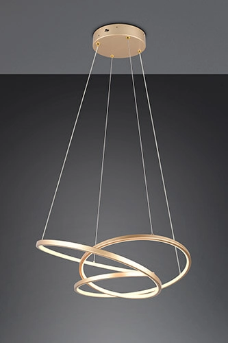 Vide-Hängelampe Darvin Gold - 62 cm Trio 4017807616040