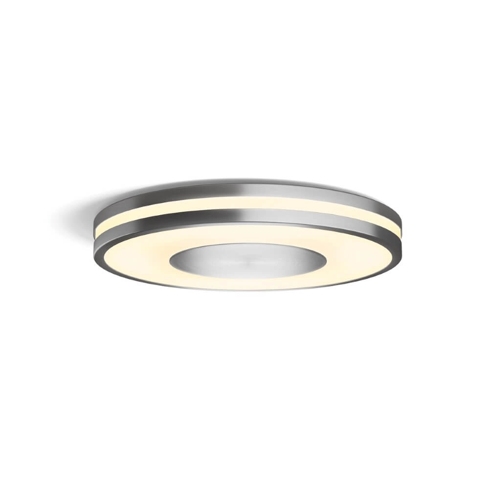 Deckenleuchte Hue Being - White Ambiance Ø 34,8cm Edelstahl Philips 8719514341111