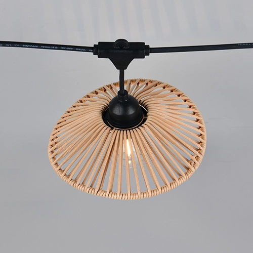 Lichterketten Chain Schwarz mit Braun 600 cm Trio 4017807697612