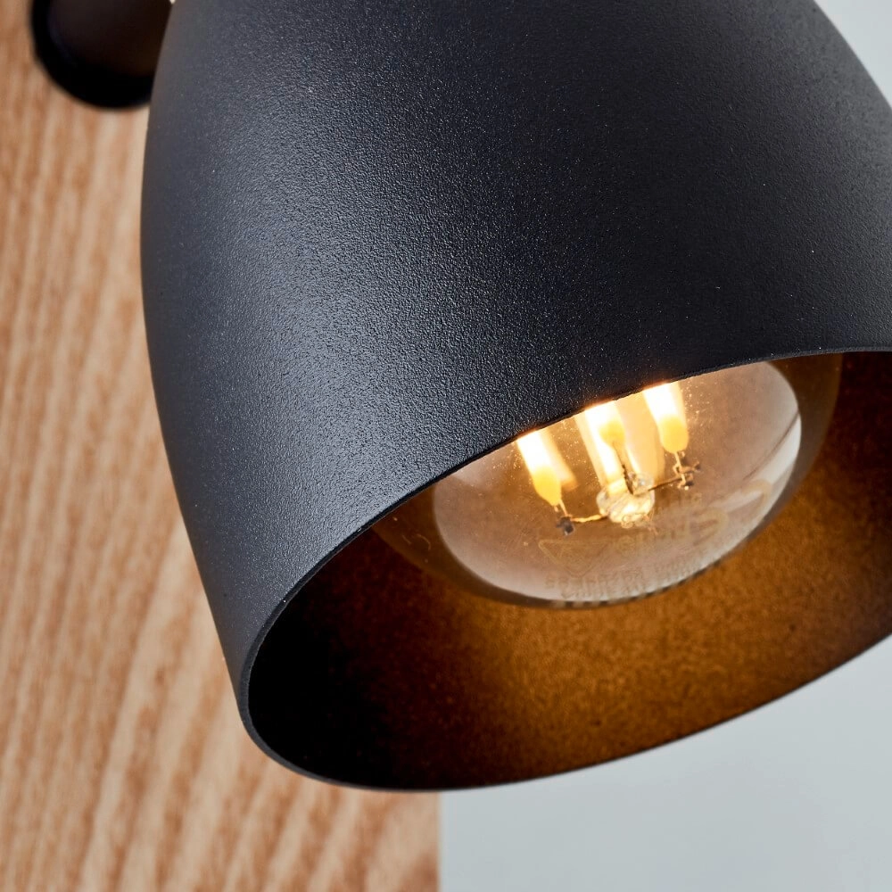 Wandlampe Daintree Schwarz Brilliant 4004353408663
