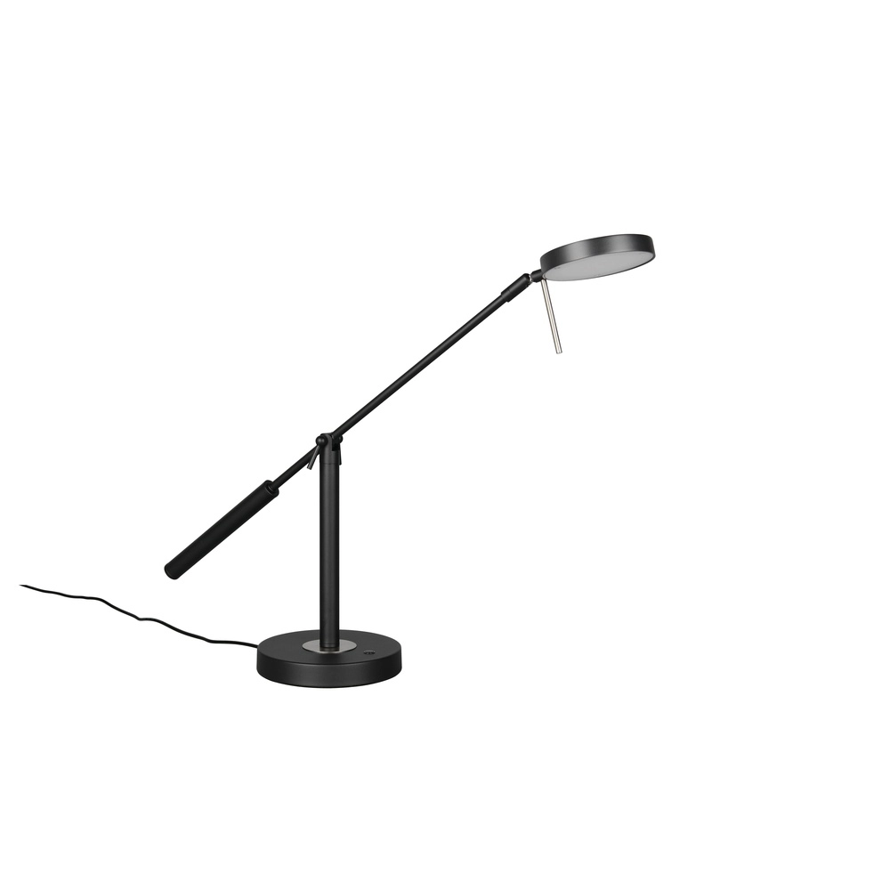 Schreibtischlampe Monza Schwarz Trio 4017807693256