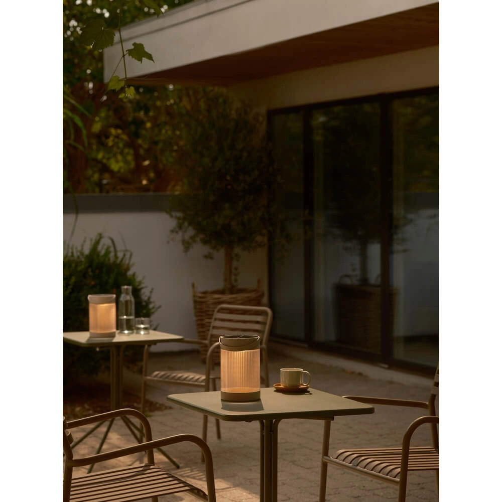 Tischlampe Coupar Sandbraun Solar Nordlux 5704924023453