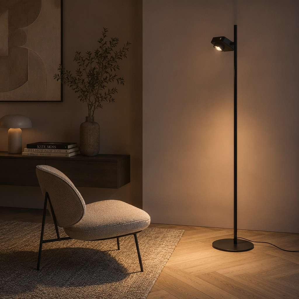 Stehlampe Kedros schwarz