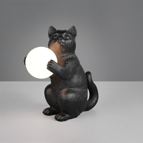 Tischlampe Gatio Schwarz Trio 4017807682076
