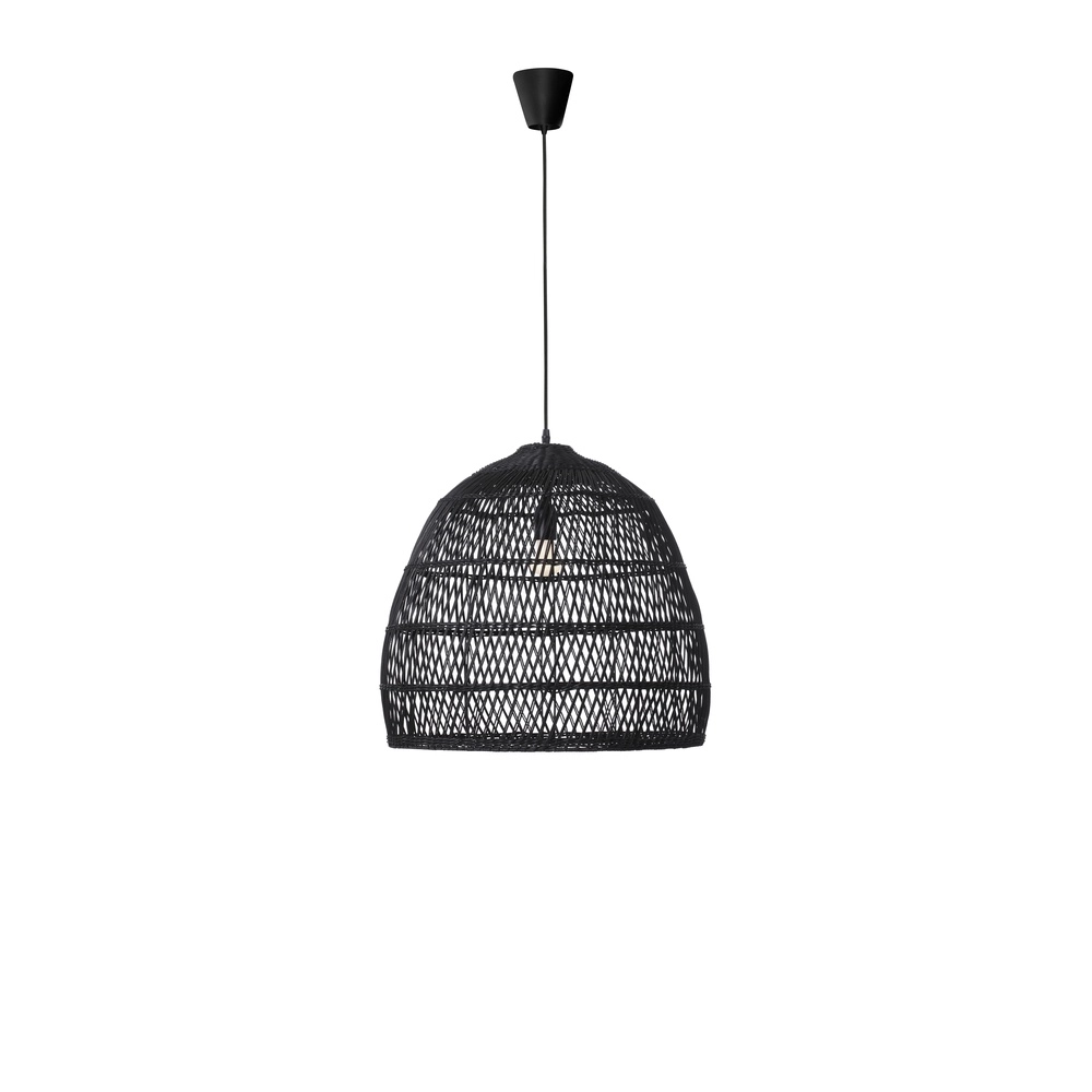 Böhmische Pendelleuchte Destin Rattan Ø 53cm Lyora 5212017416674