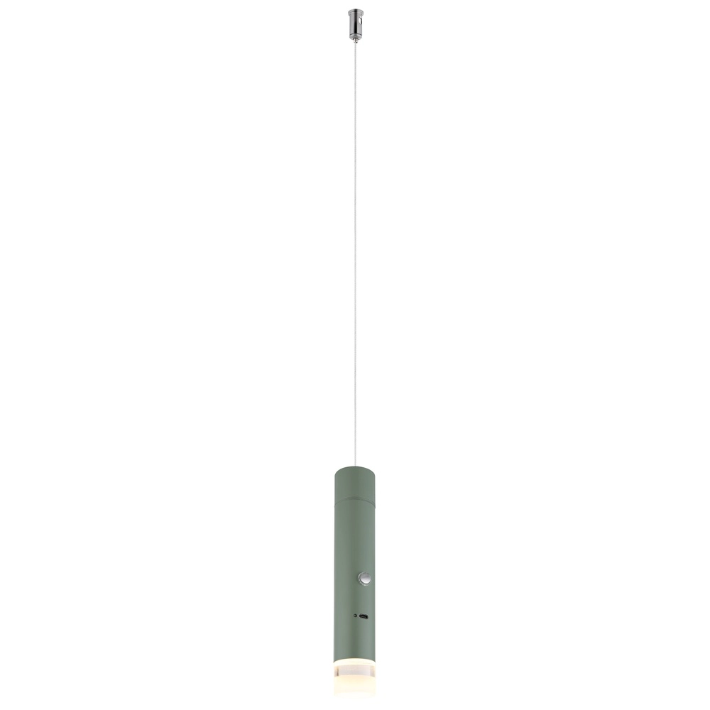 Elegante Pendellampe Pelo Grün