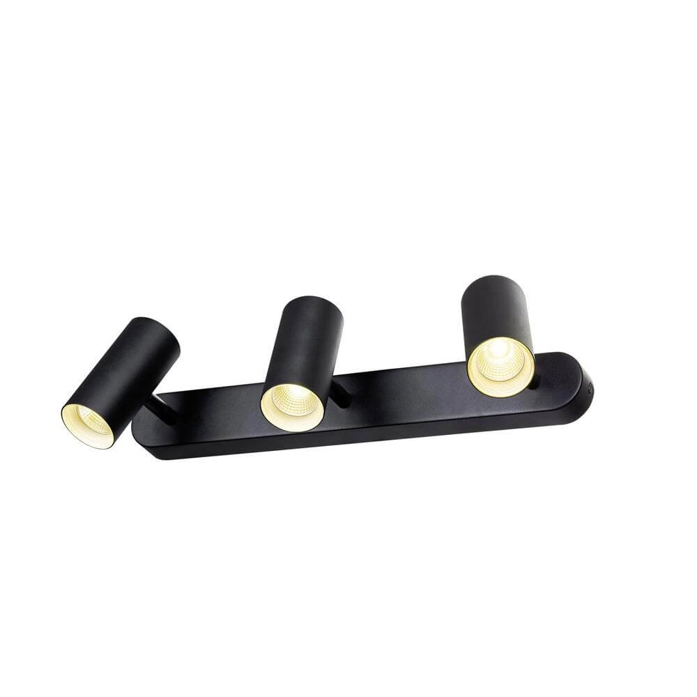 Aufputz-Spot Noblo schwarz 3-flammig 3000K SLV 4024163300360