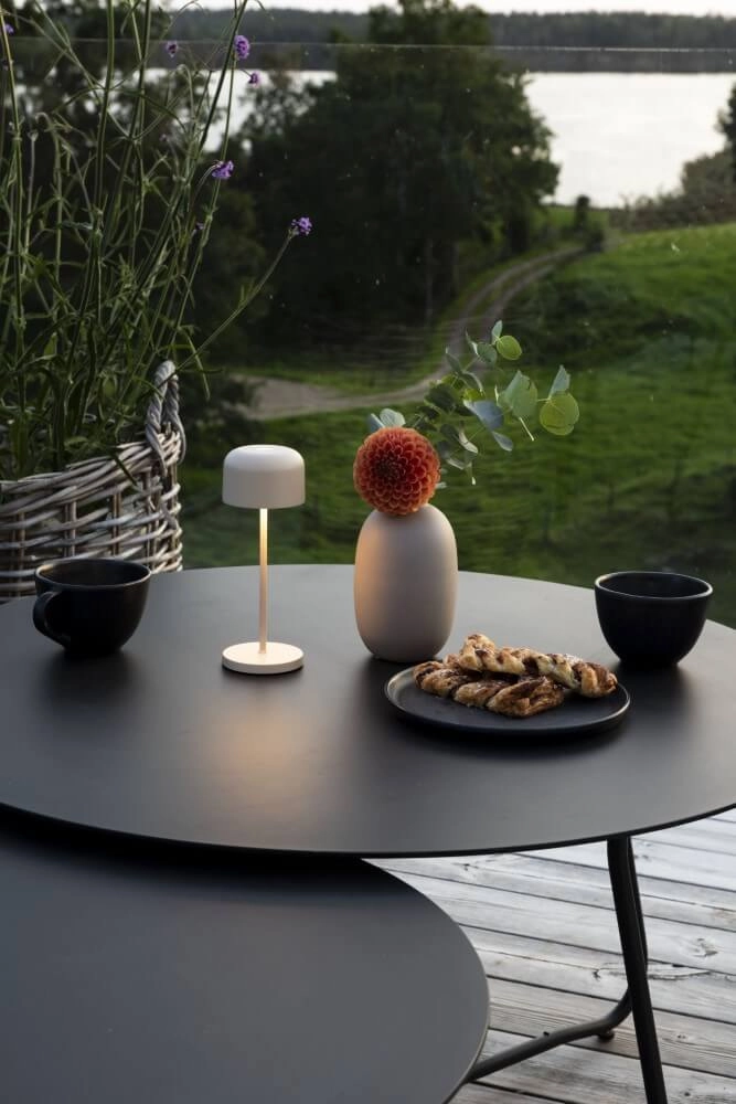 Wiederaufladbare Tischlampe Lille mini Sandfarbe KonstSmide 7318307835335