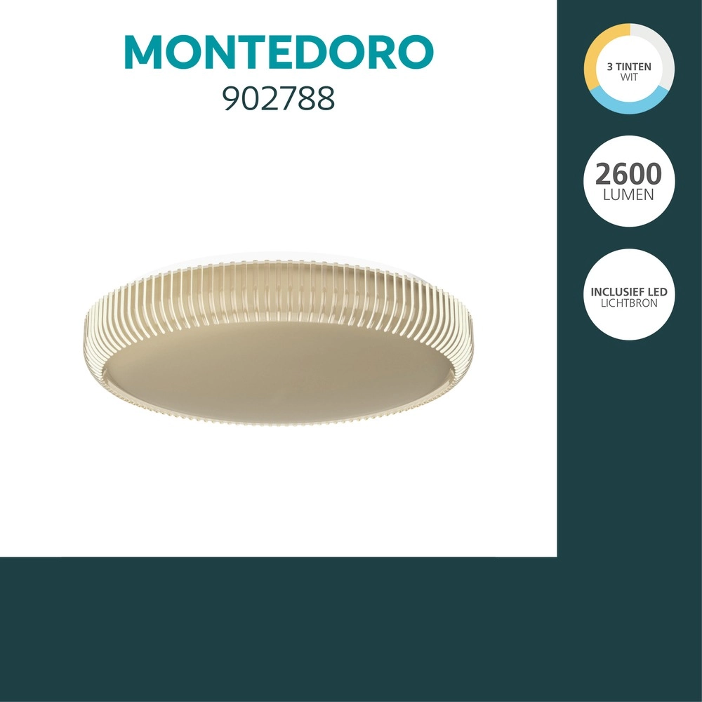 Weiße Deckenlampe Montedoro Ø 40cm Eglo 9008606399697
