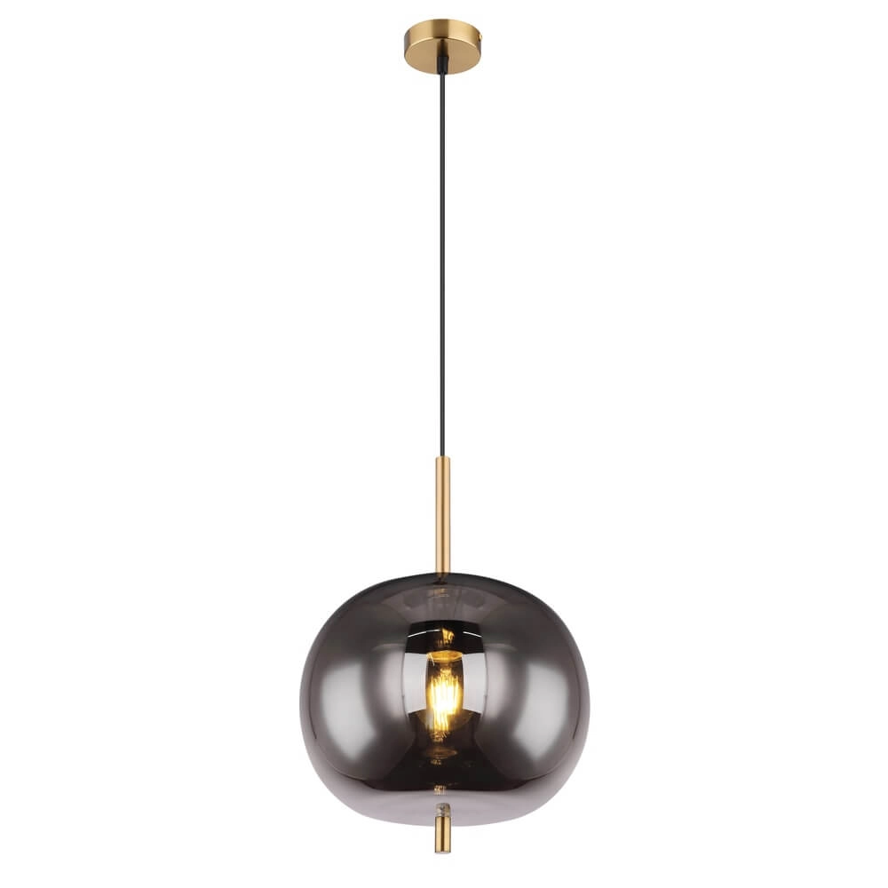 Goldene Pendelleuchte Blacky I nur Ø 30cm