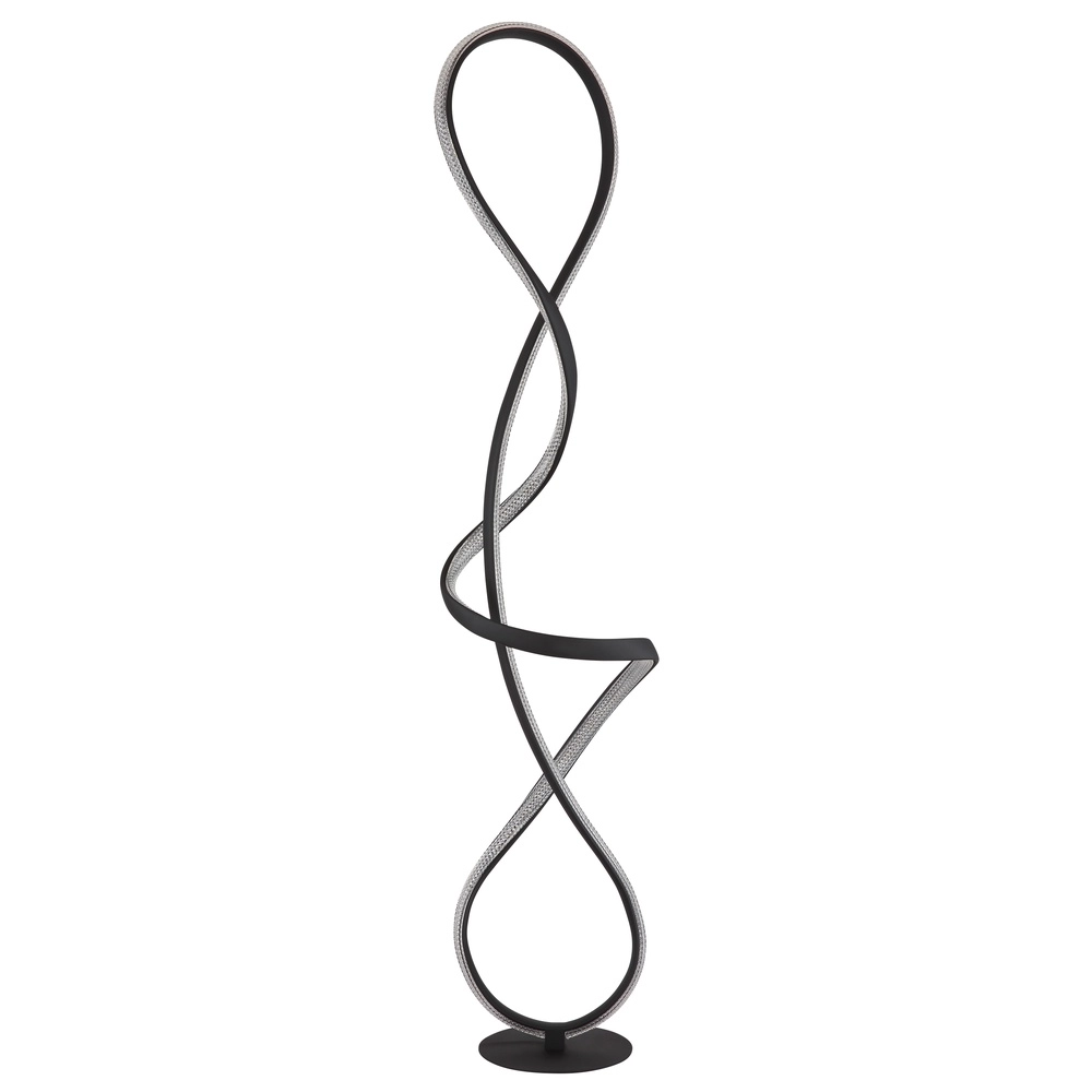 Design-Stehlampe Swirl Schwarz Globo 9007371512331