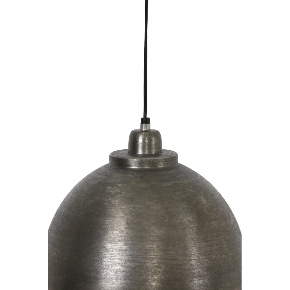 Pendellampe Kylie silbergrau Ø 30cm Light & Living 8717807203788