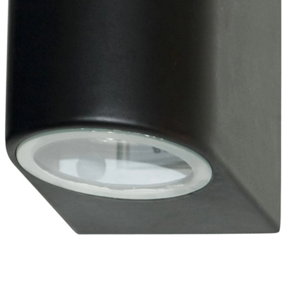 Schwarzer Wandstrahler Splot Downlight 8cm Searchlight 5053423076515