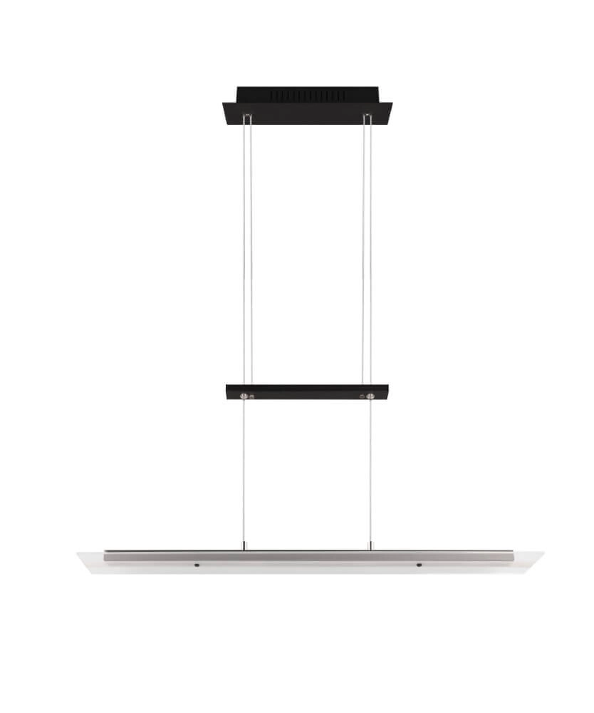 Hängelampe aus Glas Milos Schwarz Trio 4017807588286