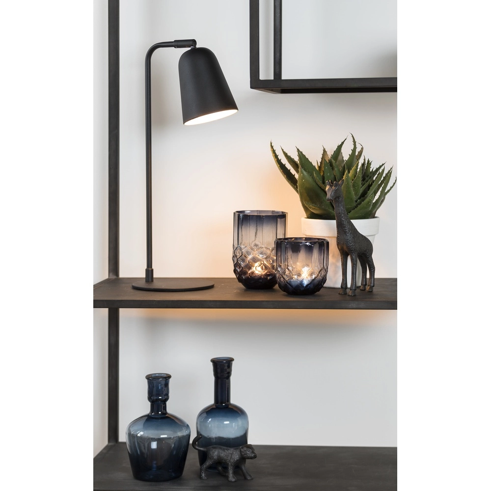 Schwarze Schreibtischlampe Salomo Light & Living 8717807190491