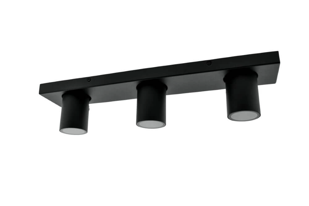 Badezimmer-Aufbaustrahler Seller - IP44 Schwarz Lyora 5053423187747