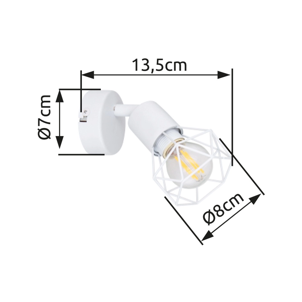 Wandlampe Xara I Weiß Globo 9007371409983