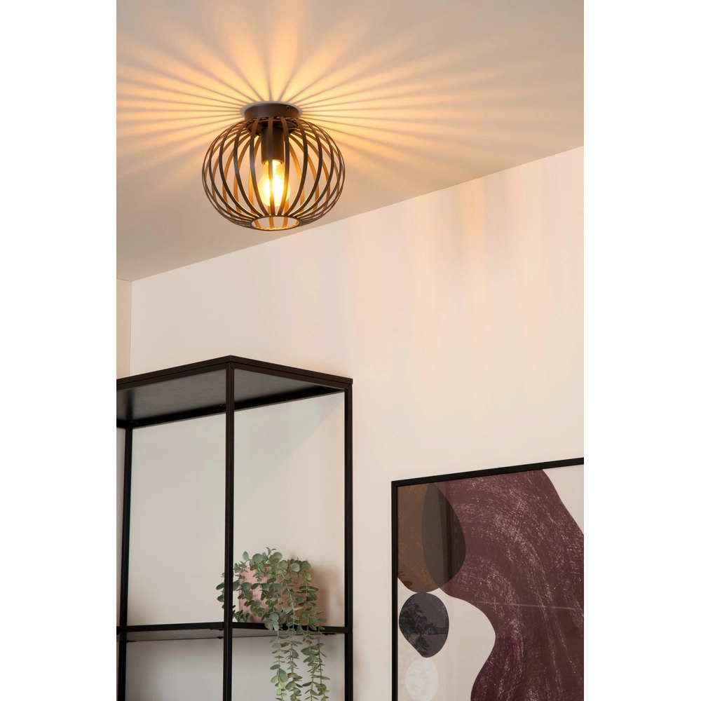Deckenlampe Manuela Ø 25 cm schwarz Lucide 5411212810236