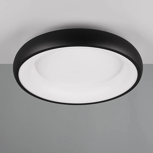 LED-Deckenleuchte Cardona schwarz - Ø 45cm Trio 4017807613902