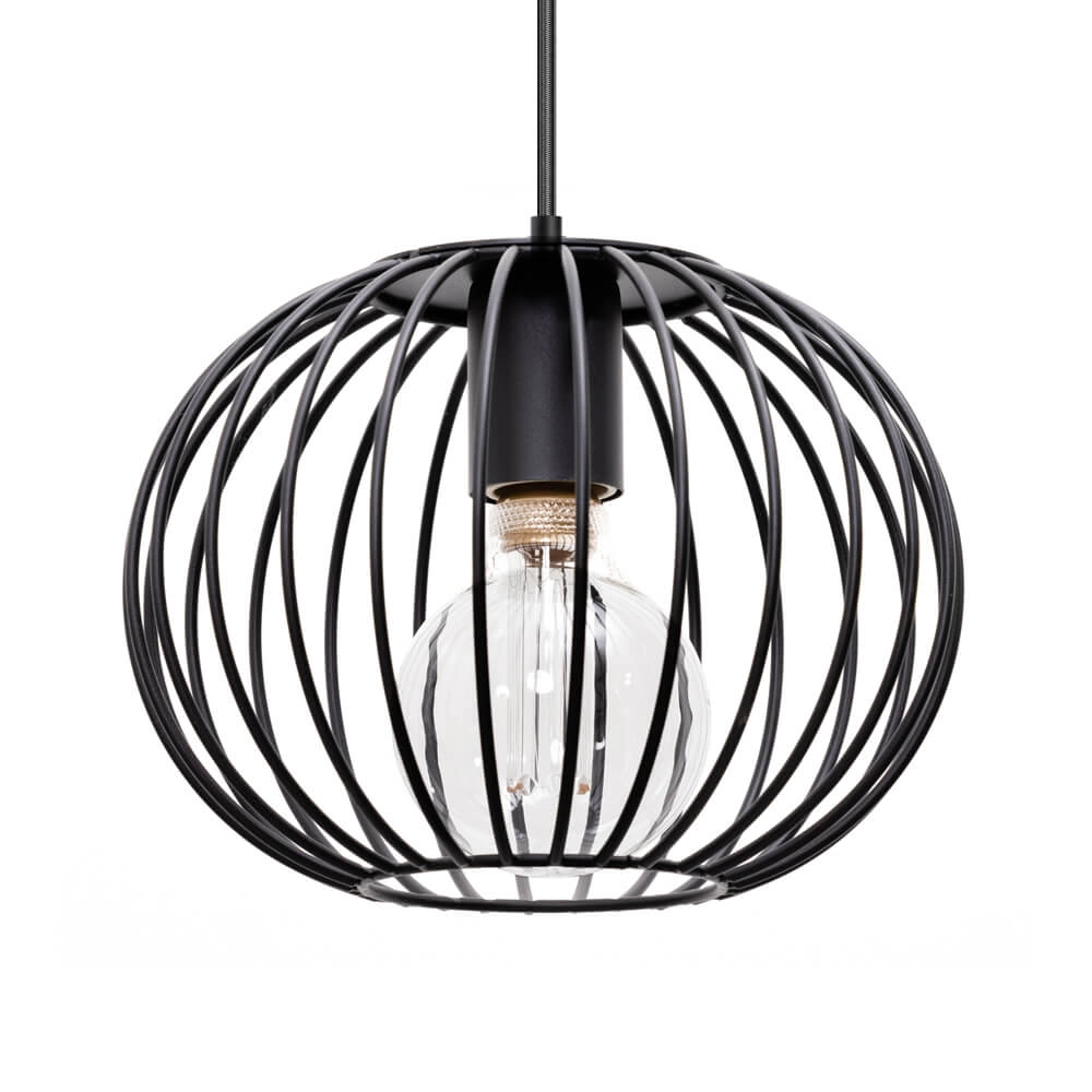 Hängelampe aus Draht Wire 2 4-Licht-Schwarz ETH 8720195301998