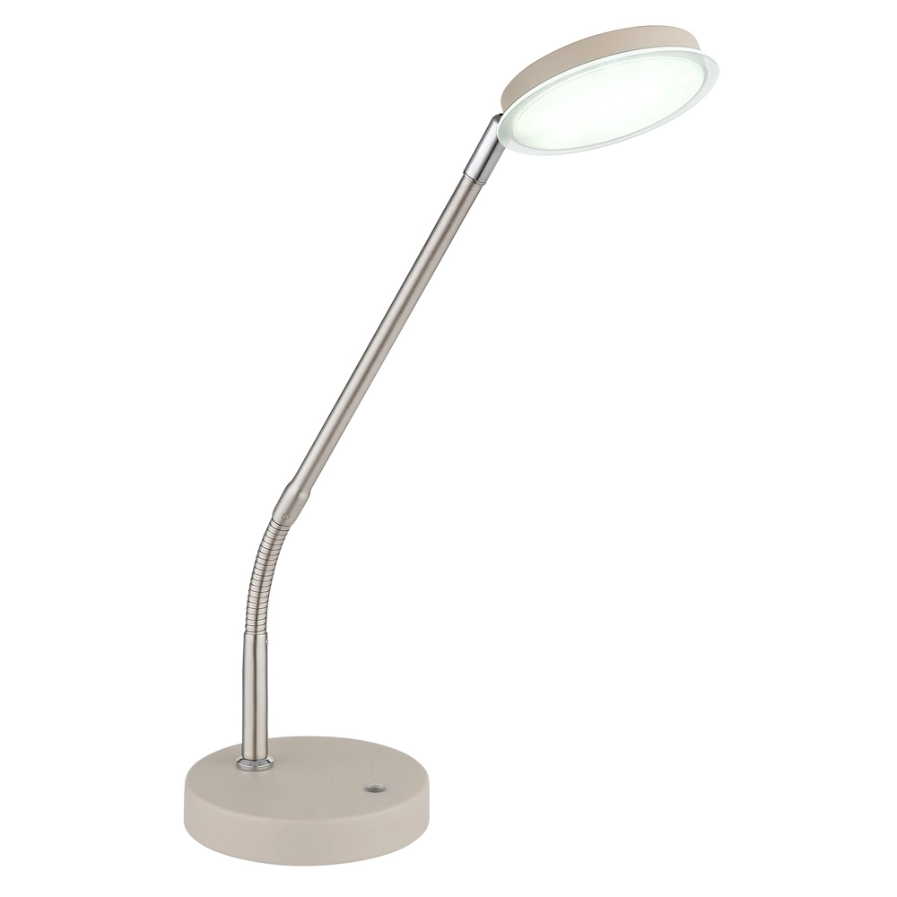 Schreibtischlampe Silvio Sandbraun Globo 9007371593033