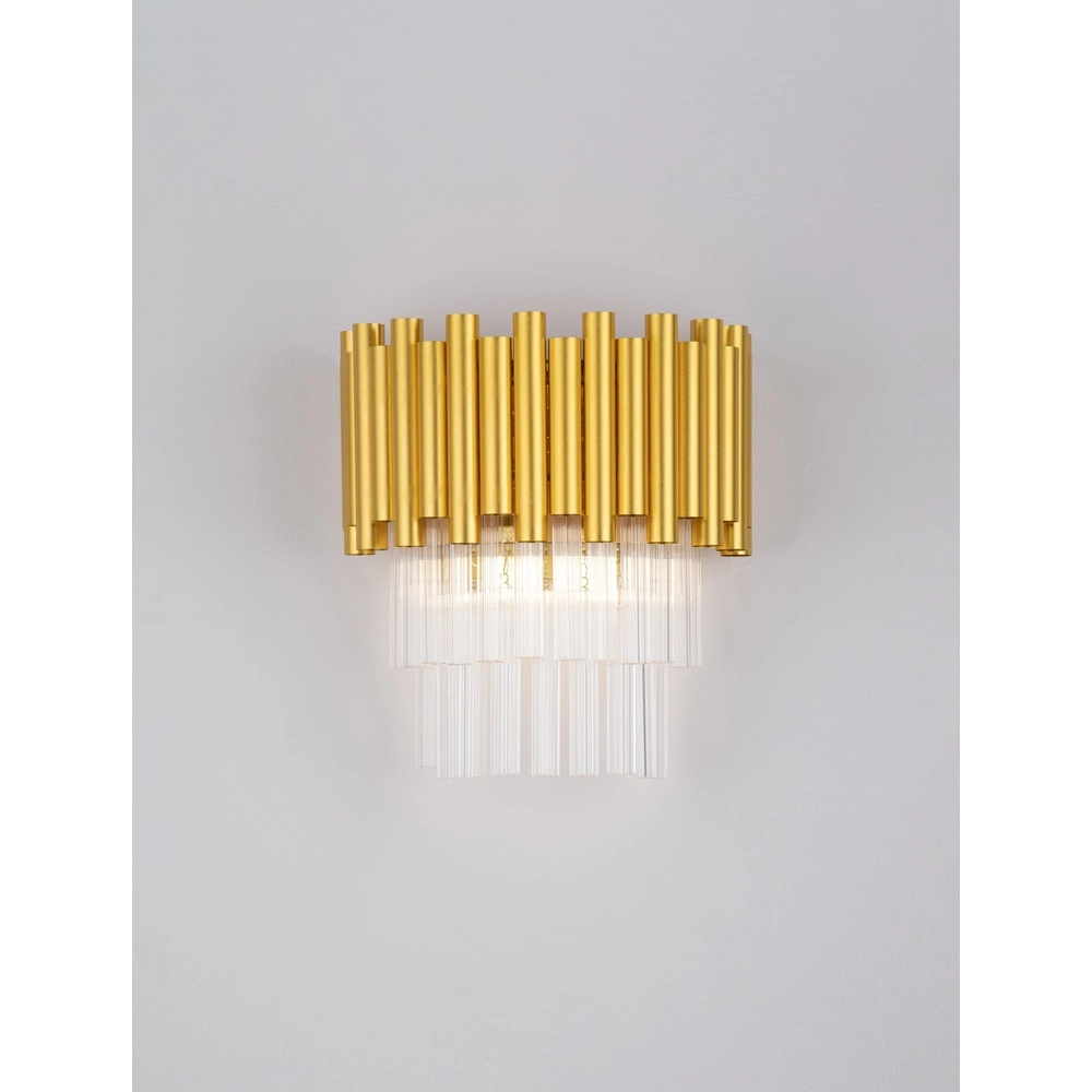 Wandleuchte Magnolia Gold mit Kristall Lyora 5212017435033