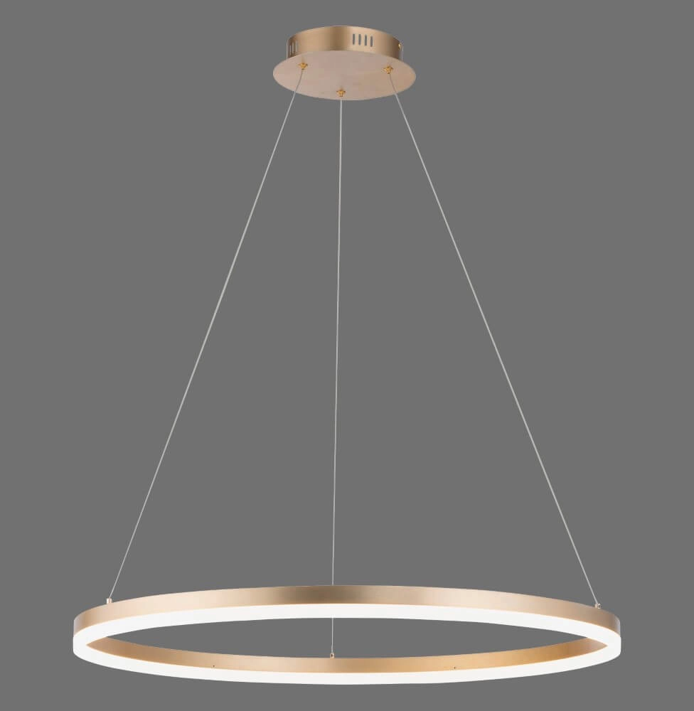 Moderne Hängelampe Titus Ø 80cm antikes Messing Paul Neuhaus 4012248362877