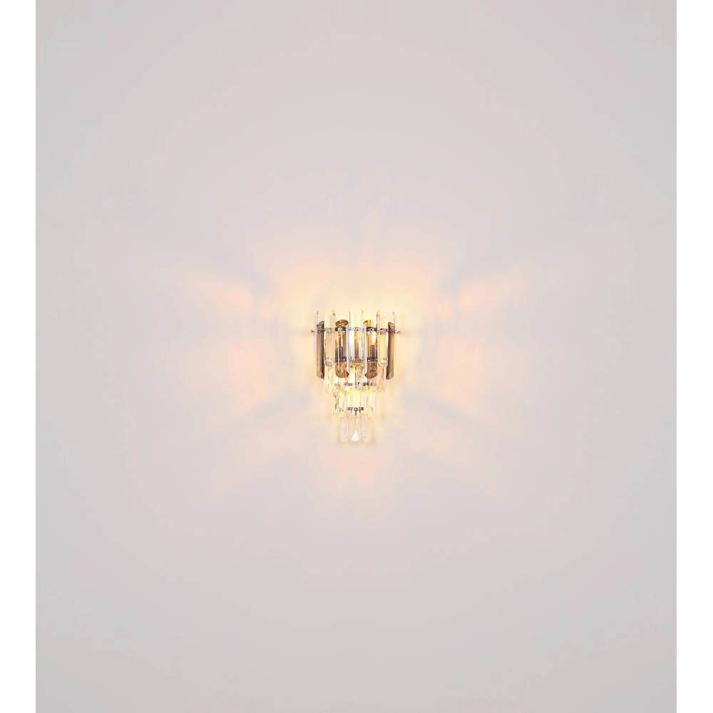 Wandlampe Orgina Chrom mit Kristall Globo 9007371484140