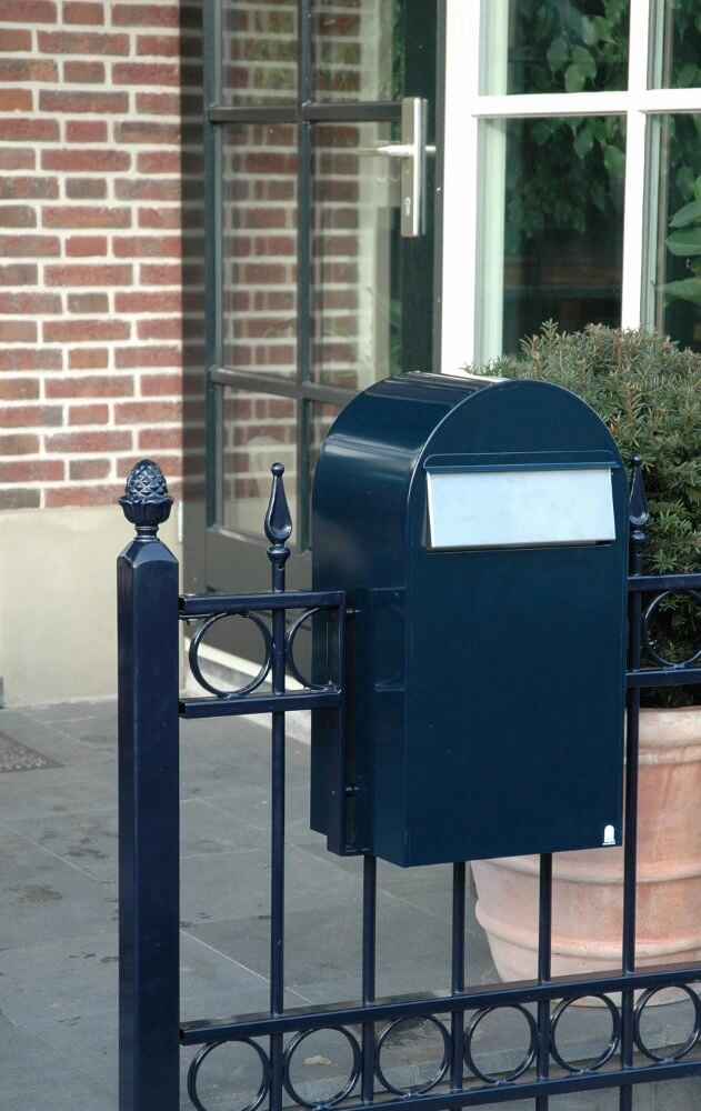 Briefkasten Grande B 5004 i Schwarz Blau Bobi 6417237034298