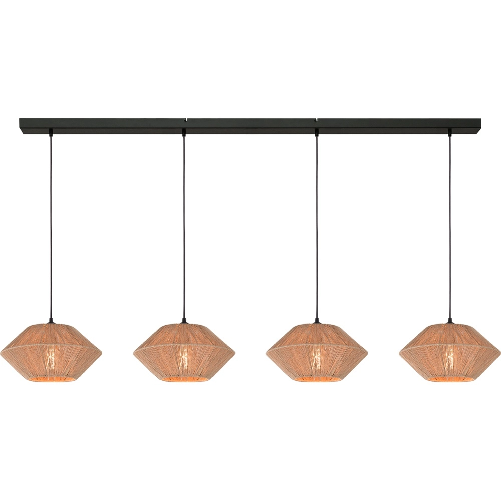 Esstisch-Pendellampe Bicono 4x Ø35 cm