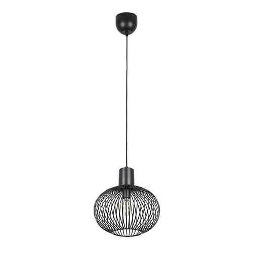 Hängelampe aus Draht Gila Ø 33cm - schwarz Trio 4017807617535